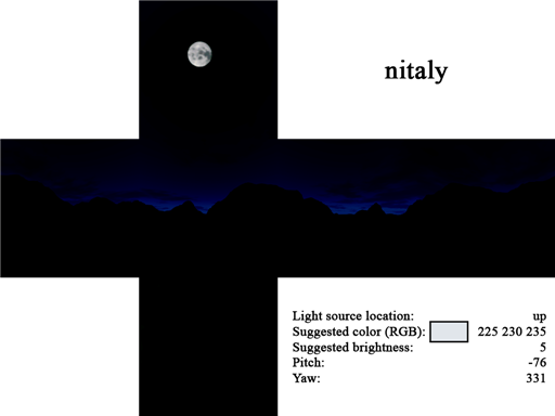 night italy